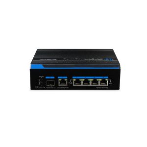 4 Ports Industrial full-gigabit PoE switch Outdoor Rated (60W HPoE powered)