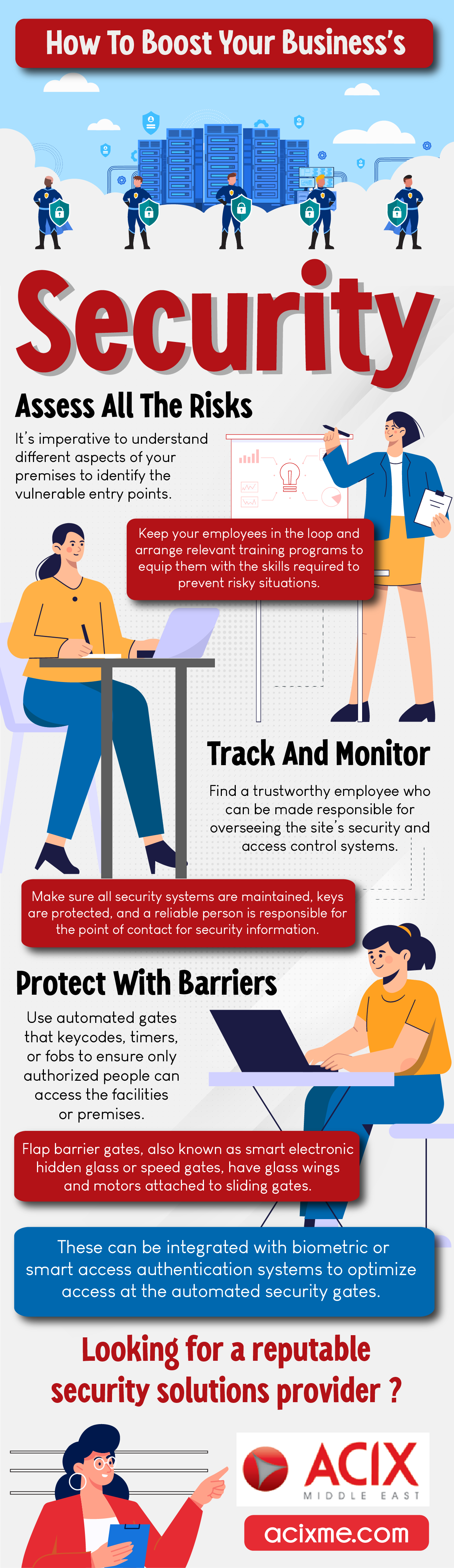 How To Boost Your Business' Security- Infograph