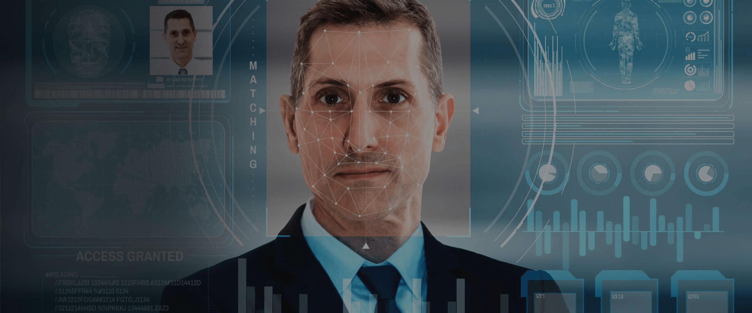 Facial biometric authentication interface used for hospital staff attendance and emergency response logging in a Dubai healthcare facility